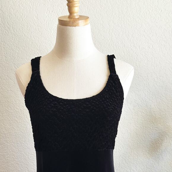 VTG 90s Charlotte Russe Mini Velvet Babydoll Dress Large Whimsygoth Grunge Y2K - Picture 2 of 9